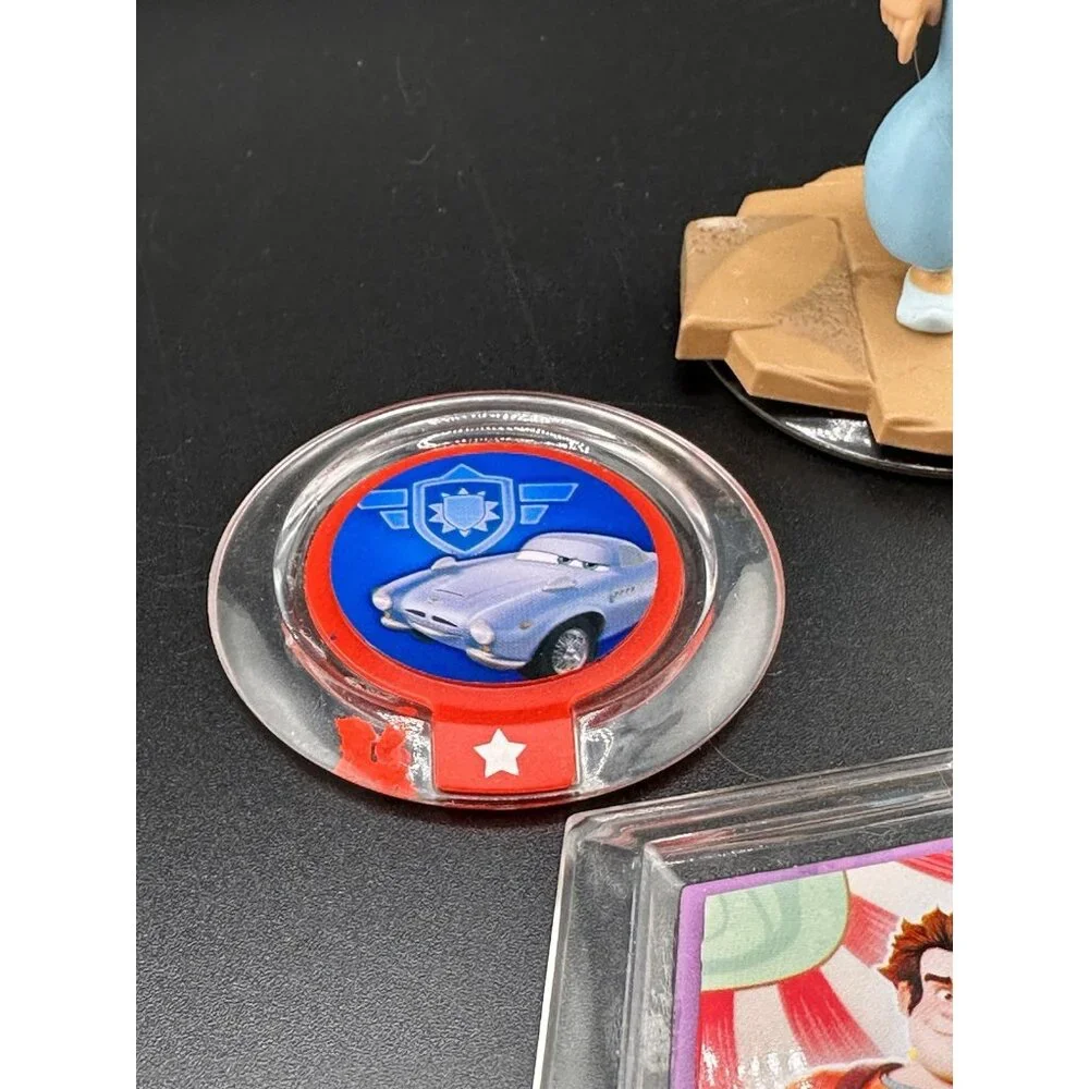 Disney Infinity Power‎ Disc Lot Cars Mike Car Toys R Us Jasmine Wreck It Ralph